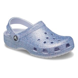 Crocs Kids Classic Glitter Clog Frosted