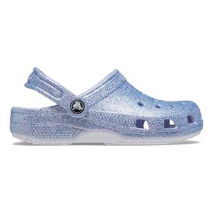 Crocs Kids Classic Glitter Clog Frosted