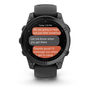 Garmin fenix® E multisport 47mm AMOLED GPS Smartwatch Slate Grey Steel