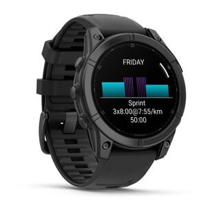 Garmin fenix® E multisport 47mm AMOLED GPS Smartwatch Slate Grey Steel