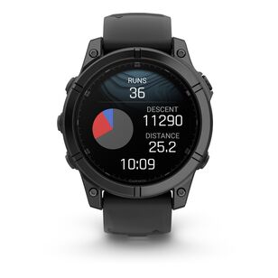 Garmin fenix® E multisport 47mm AMOLED GPS Smartwatch Slate Grey Steel