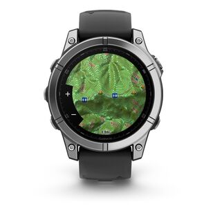 Garmin fenix® E multisport 47mm AMOLED GPS Smartwatch Stainless Steel