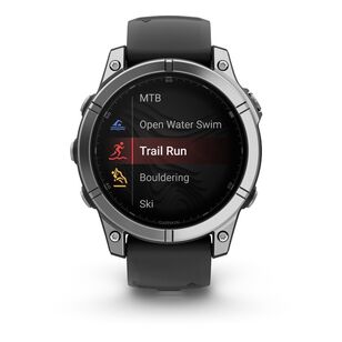 Garmin fenix® E multisport 47mm AMOLED GPS Smartwatch Stainless Steel