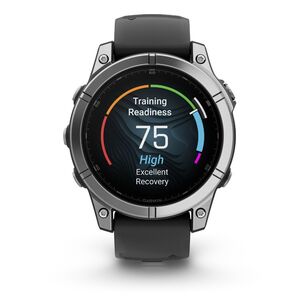 Garmin fenix® E multisport 47mm AMOLED GPS Smartwatch Stainless Steel