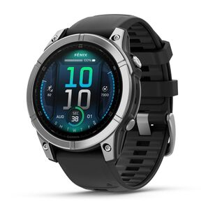 Garmin fenix® E multisport 47mm AMOLED GPS Smartwatch Stainless Steel