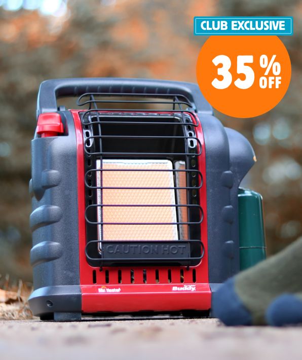CLUB EXCLUSIVE 35% Off Mr Heater Portable Buddy Heater