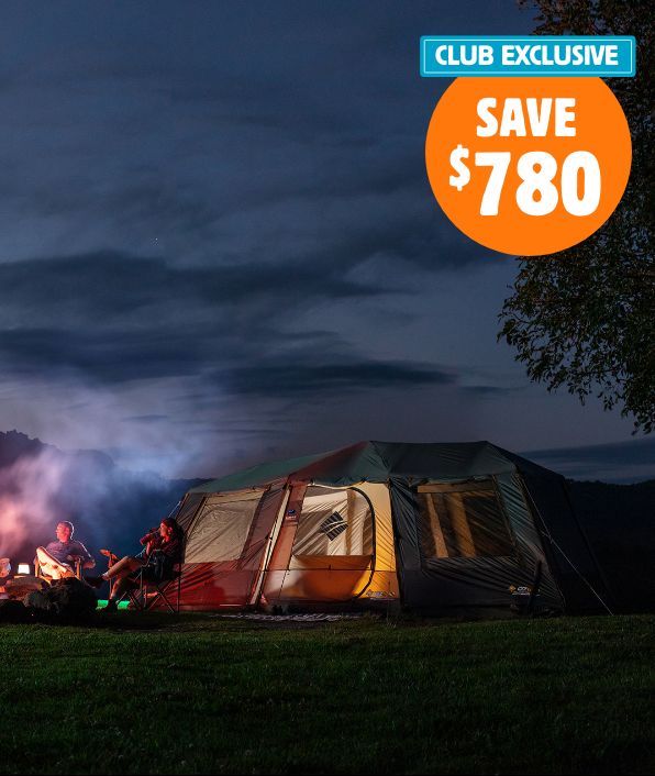 CLUB EXCLUSIVE Save $780 on OZtrail Fast Frame Lumos 10 Person Tent
