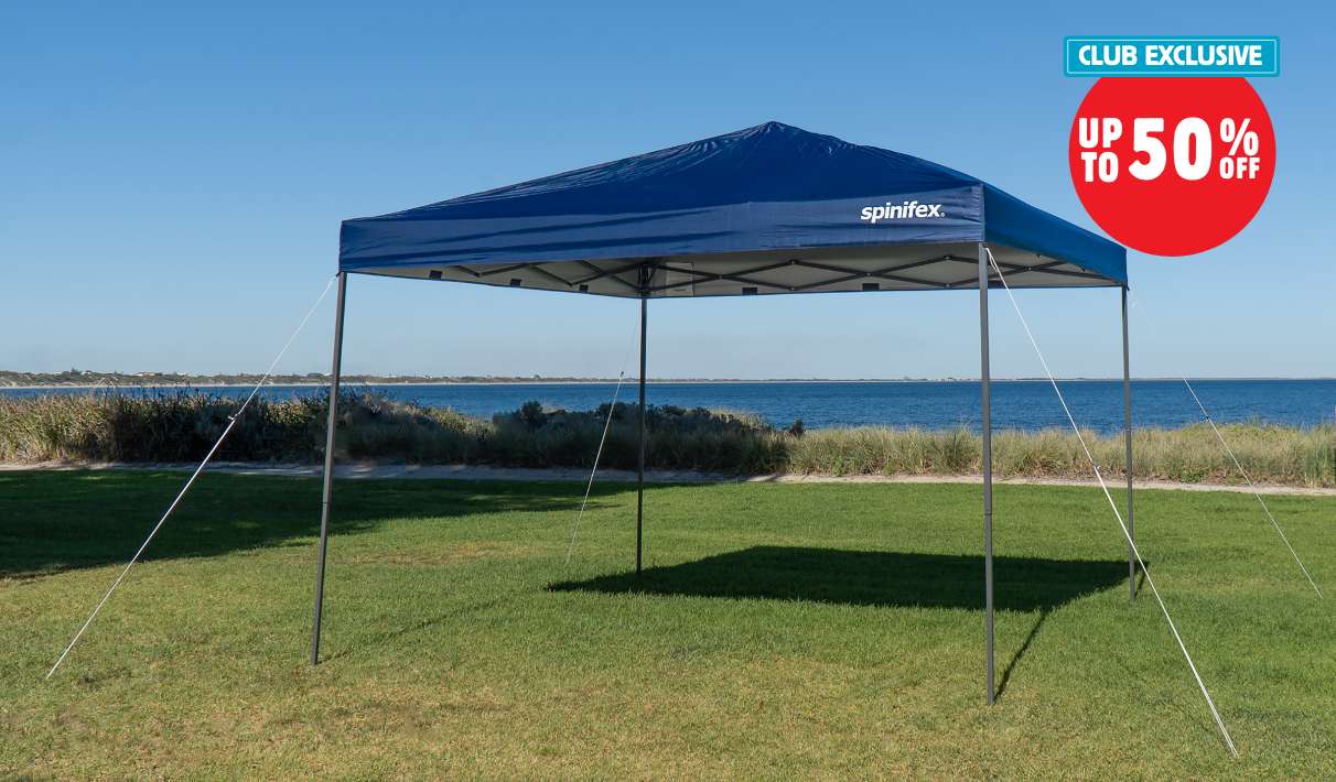 CLUB EXCLUSIVE Up to 50% Off All Gazebos & Awnings By Spinifex, Dune 4WD & Oztrail