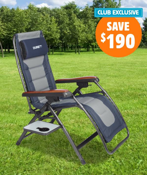 CLUB EXCLUSIVE Save $190 on Dune 4WD Deluxe Lounge Recliner