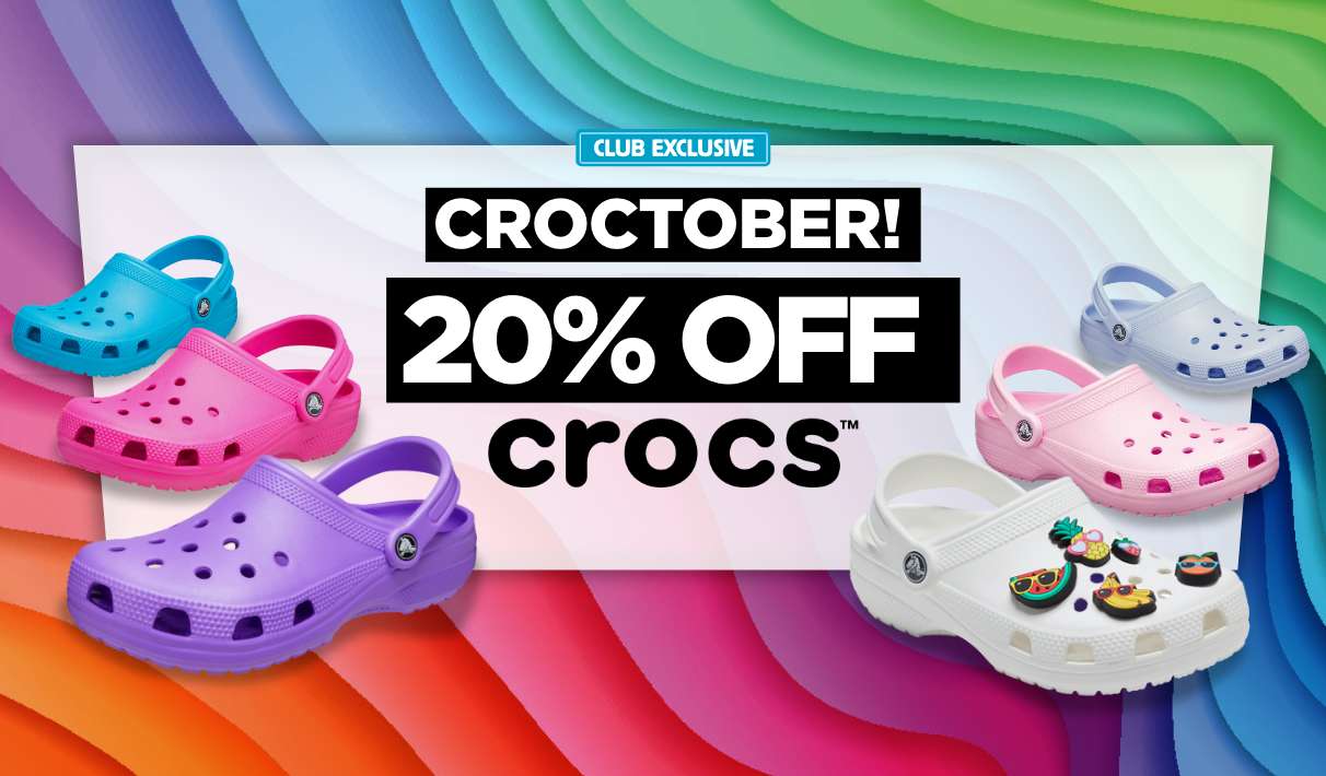 CLUB EXCLUSIVE 20% Off All Footwear By Crocs