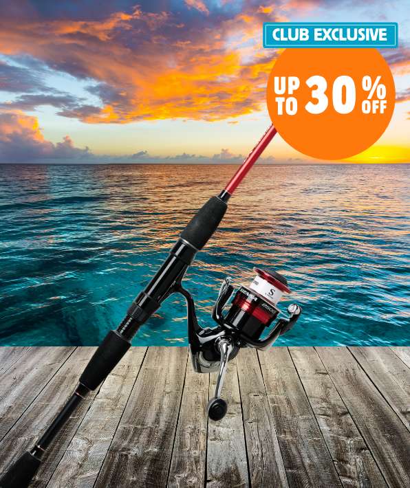 CLUB EXCLUSIVE Up to 30% Off Fishing Combos By Shimano