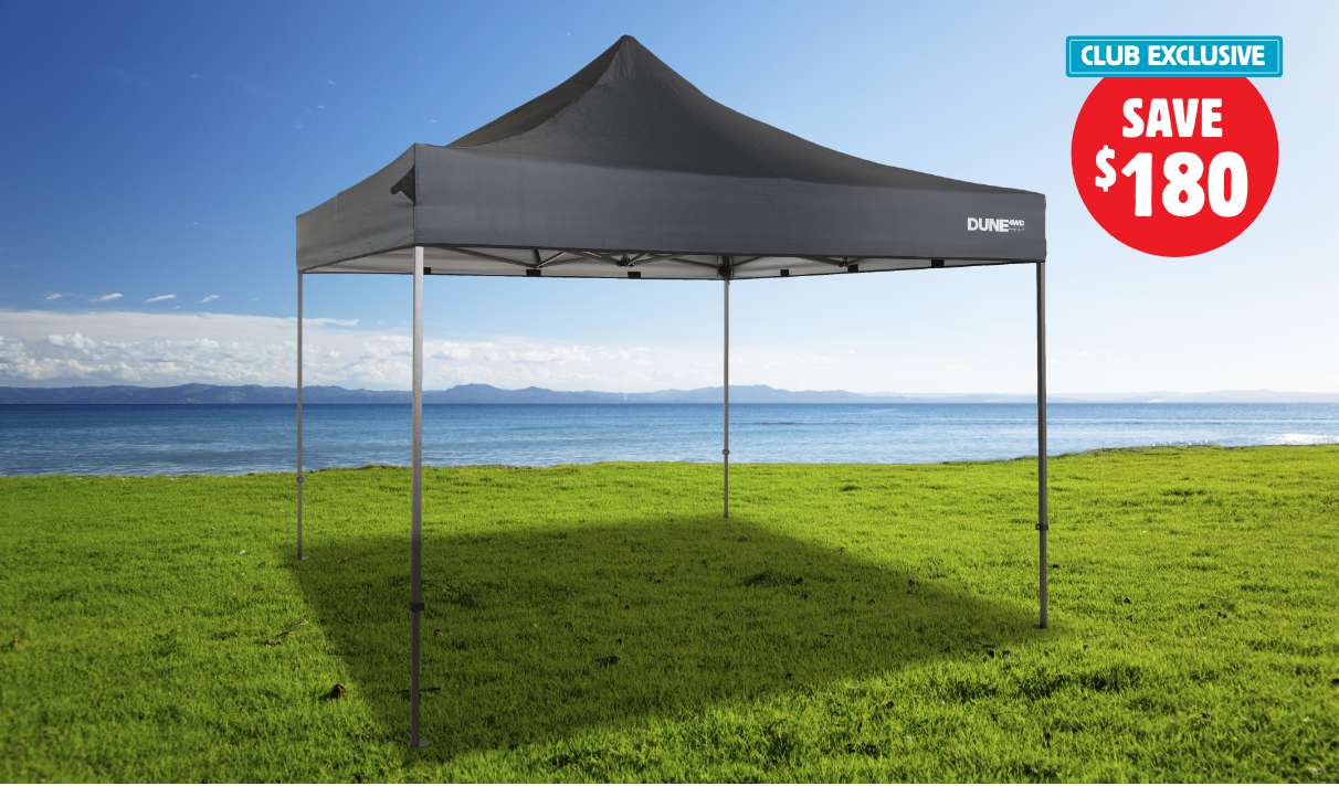 CLUB EXCLUSIVE Save $180 on Dune 4WD Deluxe 3x3m Gazebo